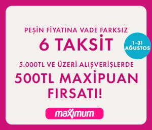Bella Maison 500 TL MaxiPuan Kampanyası