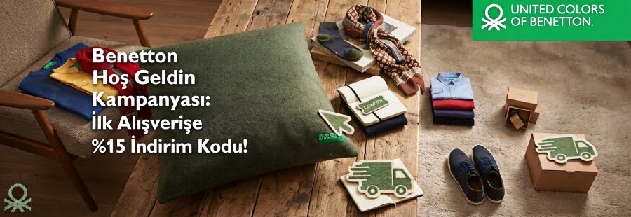 Benetton İlk Alışverişe Özel %15 İndirim Kodu