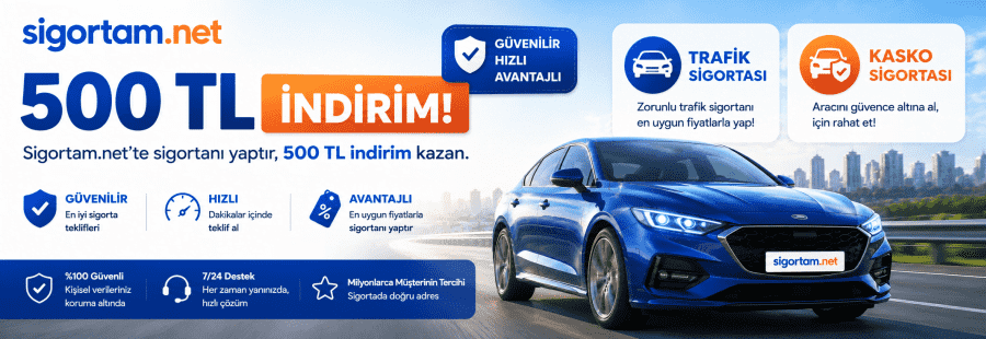 Sigortam.Net 500 TL İndirim Kampanyası