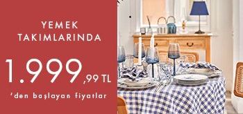 Bella Maison Yemek Takımlarında 1.999 TL'den Başlayan Fiyatlar
