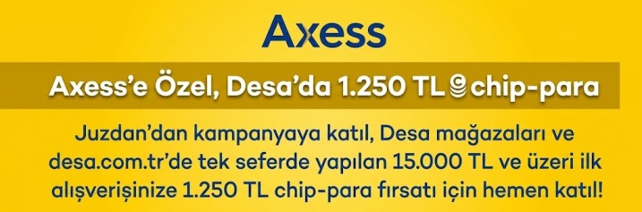 Desa 1.250 TL Chip-Para Kampanyası