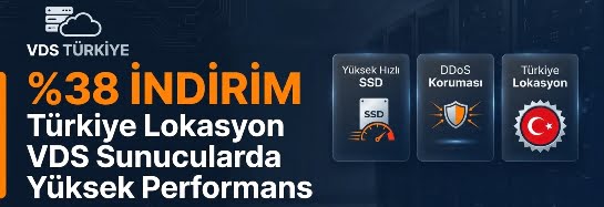 VDS Türkiye İndirimleri – Türkiye Lokasyon VDS’te %38 Fırsat!
